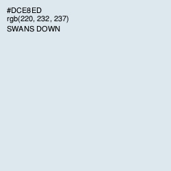 #DCE8ED - Swans Down Color Image